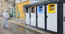 Stire din Social : Platformele pentru colectarea gunoaielor, dezinfectate permanent, la Constanța