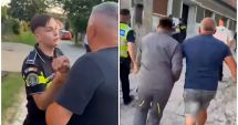 Stire din Eveniment : Agresorii polițistului care a oprit un bărbat beat, săltați de mascați