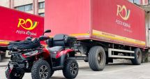 Stire din Economie : Poșta Română va livra colete cu ATV-ul în zonele greu accesibile. Ce judeţe sunt vizate