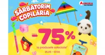 Stire din Actualitate : Copilăria se sărbătorește la Aurora Multimarket – cu reduceri de până la -75%!