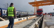 Stire din Economie : Prima cursă experimentală a unui tren Ro-La