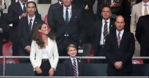 Prinţul George a urmărit finala Euro 2020 din tribune, alături de părinţii săi