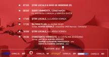 Stire din Actualitate : Programul zilei de vineri, 13 februarie, de la Antena 3 Constanța