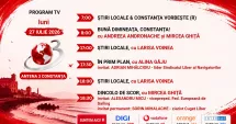 Stire din Actualitate : Programul zilei de luni, 27 iulie, de la Antena 3 Constanța