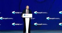 Vladimir Putin își transmite mesajul către lume într-un discurs susținut la Moscova