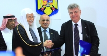 Stire din Cultură-Educație : Rectorul Sorin Rugină a parafat colaborarea cu lumea universitară arabă