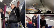 Stire din Eveniment : Doi români au fost daţi afară din avion. S-au drogat şi s-au îmbătat după amânarea zborului