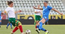 România a învins Bulgaria într-un meci amical la fotbal feminin