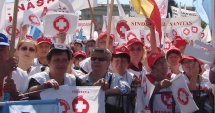 Stire din Sănătate : SANITAS amenință cu grevă generală! Astăzi au început demonstrațiile publice