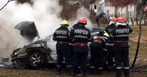 Stire din Eveniment : S-a triplat numărul incendiilor la autoturisme în acest an