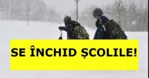 Stire din Cultură-Educație : Se închid școlile! Cursuri suspendate în mai multe localități din județ!