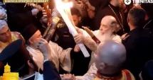 Stire din Actualitate : Lumina Sfântă s-a aprins la Ierusalim. Ceremoniile de Paște revin la normal după restricții