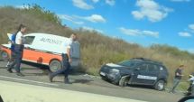 Stire din Eveniment : O mașină a Gărzii de Coastă a fost implicată într-un accident rutier, pe DN3
