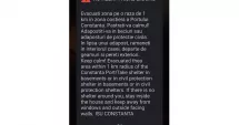 Stire din Eveniment : Autoritățile cer evacuarea zonei pe o rază de un kilometru de la locul în care a explodat drona