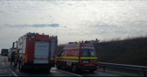 Stire din Eveniment : Grav accident rutier, pe A2. Un bărbat și-a pierdut viața
