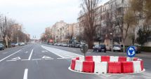 Stire din Social : Noul sens giratoriu, situat în zona Școlii Gimnaziale Nr. 8, este funcțional