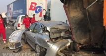 Stire din Eveniment : TRAGEDIE în lanț pe autostradă: cel puțin șase morți
