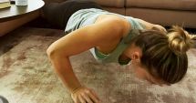Stire din Sport : Simona Halep continuă să se antreneze în sufragerie
