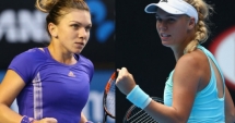 Stire din Sport : Simona Halep, spulberată de Caroline Wozniacki