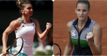 Tenis / Simona Halep - Karolina Pliskova se va disputa miercuri, după ora 06.00