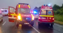 Stire din Eveniment : Accident grav la ieșire din Mihai Viteazu. O femeie a ajuns la spital