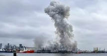 Stire din Economie : Cine răspunde pentru siguranța Portului Constanța? Sindicaliștii cer explicații după explozia dronei