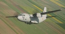 Stire din Eveniment : Forţele Aeriene Române intervin cu două avioane Spartan pentru stingerea incendiilor de pădure în județul Mehedinți
