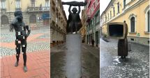 Stire din Eveniment : Voia să spargă cu barosul toate statuile din oraş pentru că nu sunt româneşti. Bărbatul a fost amendat