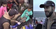 Stire din Actualitate : Zeci de copii nevoiaşi care locuiesc lângă groapa de gunoi, încălţaţi de un român stabilit în SUA