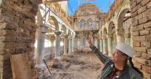 Stire din Cultură-Educație : Pe șantierul Sinagogii constănțene, lucrările avansează! "Ne dorim să putem munci sub acoperiș la iarnă"