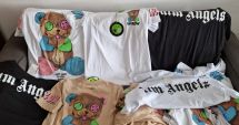 Stire din Eveniment : Tricouri contrafăcute într-un magazin de pe litoral