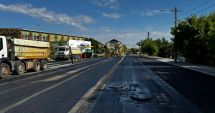 Stire din Politică-Administrație : Primăria Techirghiol asfaltează un bulevard important din localitate