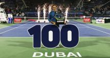100 turnee castigate pentru Roger Federer