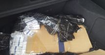 Țigarete de contrabandă, descoperite într-un autovehicul condus de un cetățean român