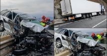 Stire din Eveniment : Accident cumplit între un autoturism și un TIR. Doi copii au fost implicați