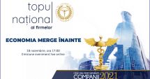 Stire din Economie : Topul național al firmelor 2021 - un eveniment dedicat excelenței în afaceri