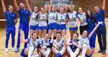 Stire din Sport : Tot mai sus! Al treilea succes consecutiv pentru voleibalistele de la CS Medgidia