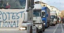 Stire din Social : Transportatorii rutieri din România vor protesta în fața Parlamentului European