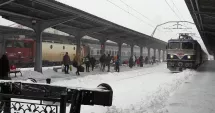 Stire din Actualitate : Haos în Gara de Nord. Ninsorile au dat peste cap traficul feroviar
