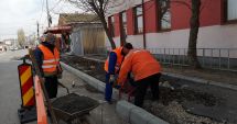 Stire din Social : FOTO. Trotuarele de pe strada Bărăganului din Constanța, reabilitate