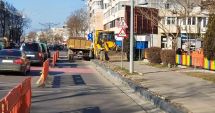 Stire din Social : Trotuarele de pe bulevardul Tomis, refăcute