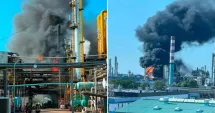 Stire din Actualitate : Explozie uriașă la o rafinărie a companiei MOL. O persoană a murit, iar mai mulți oameni au fost răniți