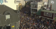 Stire din Sport : VIDEO. A RĂSUNAT TOT NORDUL EUROPEI! Cum au fost primiți islandezii acasă, după Euro 2016