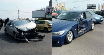 Stire din Eveniment : GALERIE FOTO. ACCIDENT RUTIER ÎN ZONA FAR / IMPACT PUTERNIC! TREI MAȘINI AVARIATE GRAV