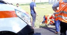 Stire din Eveniment : VIDEO. GRAV ACCIDENT RUTIER LA CONSTANȚA! Șoferul vitezoman nu a respectat semnalizarea temporară