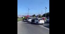 Stire din Eveniment : VIDEO. Accident rutier la Constanța, după ce o șoferiță a pătruns pe contrasens