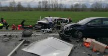 Stire din Eveniment : Accident teribil pe DN1! Șapte persoane au fost rănite! Patru maşini implicate
