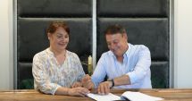 Stire din Politică-Administrație : Administraţia locală din Valu lui Traian a semnat proiectul de construire a unui liceu în localitate
