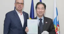 Stire din Politică-Administrație : Vizită oficială a ambasadorului Japoniei. Constanța și Yokohama pregătesc aniversarea a 50 de ani de înfrățire