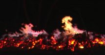 Stire din Eveniment : Tulcea: Aproximativ patru hectare de vegetație uscată, incendiate în satul Greci